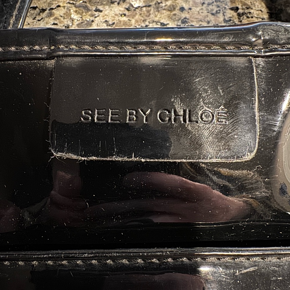 See By Chloe Black and Tan Tote Bag EUC - Picture 4 of 7